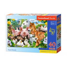 Puzzle 40 buc. MAXI Farm Friends universal