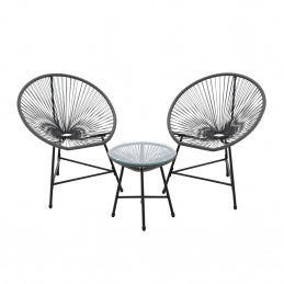 Set mobilier de grădină Aga Gri Set mobilier de grădină Aga Gri