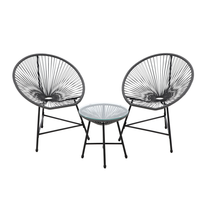 Set mobilier de grădină Aga Gri