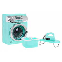 Set Mare Mașină de Spălat, Coș de Rufe, Masă de Călcat Set Mare Mașină de Spălat, Coș de Rufe, Masă de Călcat