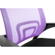 Scaun de birou Aga MR2077 Negru - Violet