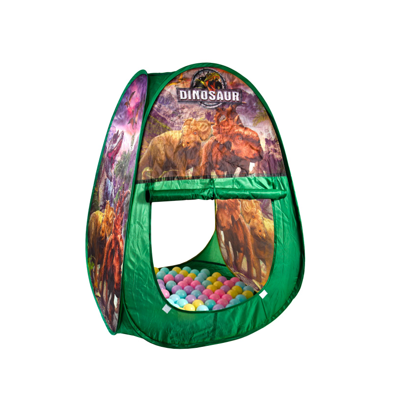 Aga4Kids Cort de joacă pentru copii cu bile Dinozauri