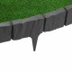 Aga Palisadă din plastic 390 cm Gri