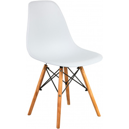 Scaun de masă Aga Alb