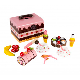 Aga4Kids Valiză cu dulciuri din lemn