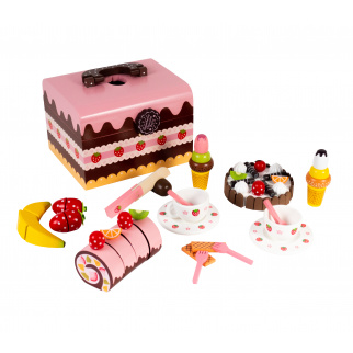 Aga4Kids Valiză cu dulciuri din lemn