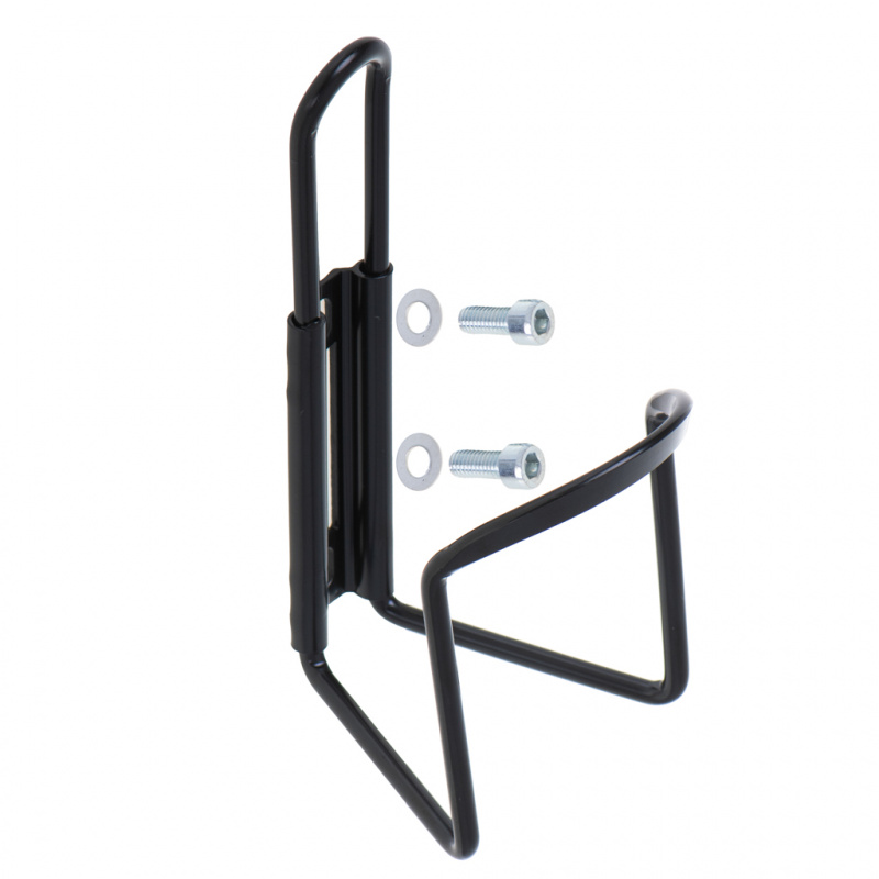 Suport Aga pentru sticlă de apă pe bicicletă, montat pe cadru.