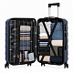 Aga Travel Set de valize MR4687 Albastru