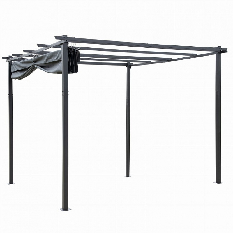 Pergolă cu acoperiș 3 x 4 m 6DAZ650 - CALITATEA a II-a