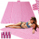 Pătură de picnic de plajă Aga 200x200cm Roz