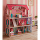Aga MDF Căsuță pentru păpuși cu mobilier 70 cm Roz LED