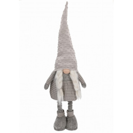 Gnom de Crăciun KRASNAL elf MARE GRI cadou - 90 cm