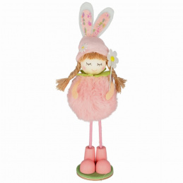 Fetiță din material textil 18 cm de Paște