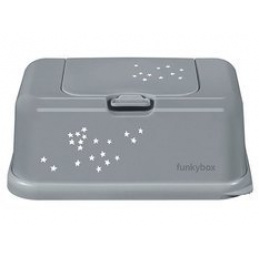 Recipient pentru șervețele Grey little stars FUNKYBOX universal